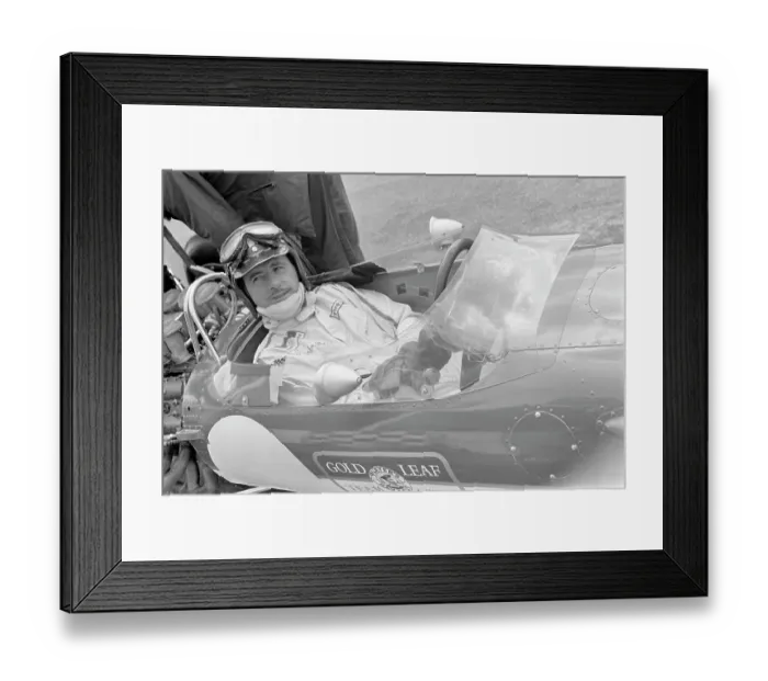 Framed Print : Graham Hill Behind The Wheel Framed Print : Graham Hill Behind The Wheel