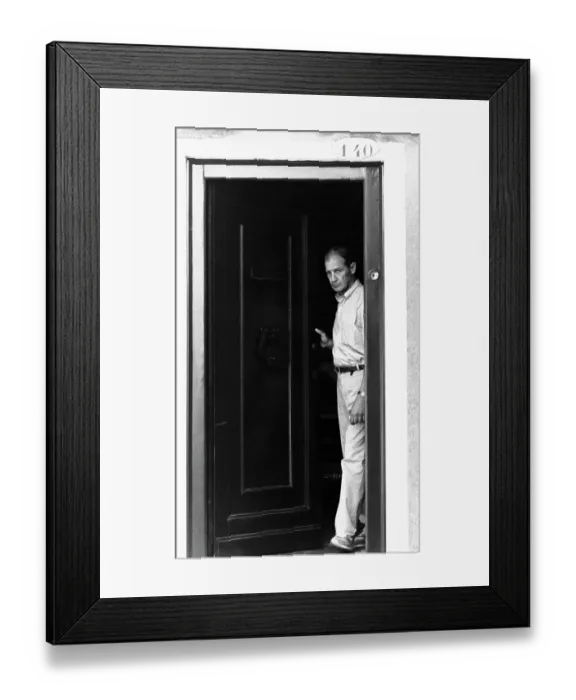 Framed Print : Giovanni Volpi In A Doorway Framed Print : Giovanni Volpi In A Doorway