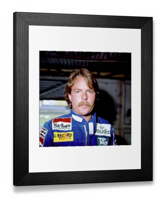Framed Print : Portrait Of Keke Rosberg Framed Print : Portrait Of Keke Rosberg