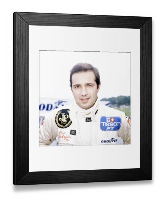 Framed Print : Portrait Of Elio de Angelis Framed Print : Portrait Of Elio de Angelis