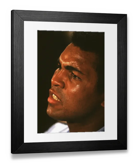 Framed Print : Close-Up Of Muhammad Ali Framed Print : Close-Up Of Muhammad Ali
