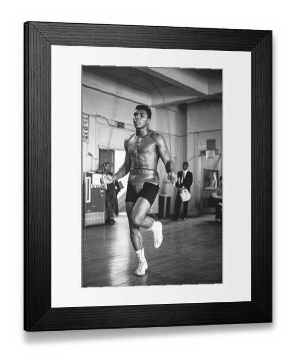 Framed Print : Cassius Clay Training Framed Print : Cassius Clay Training