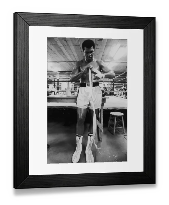 Framed Print : Ali In Training Framed Print : Ali In Training