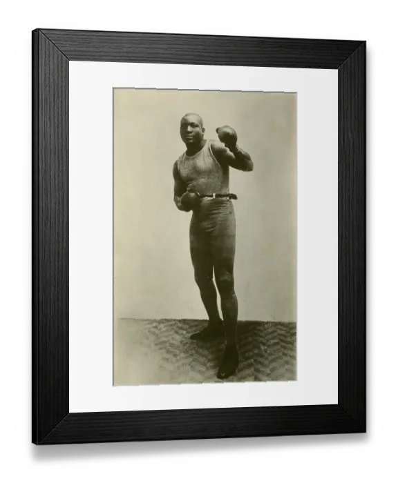 Framed Print : Portrait Of Jack Johnson
