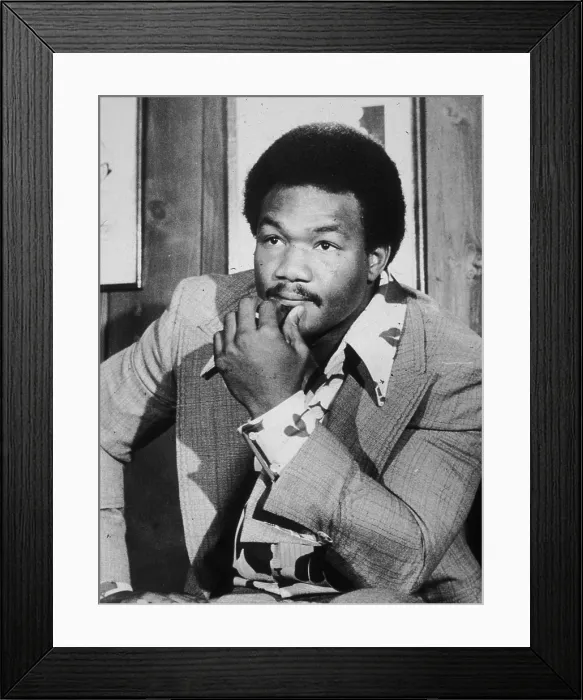 Framed Print : George Foreman Framed Print : George Foreman