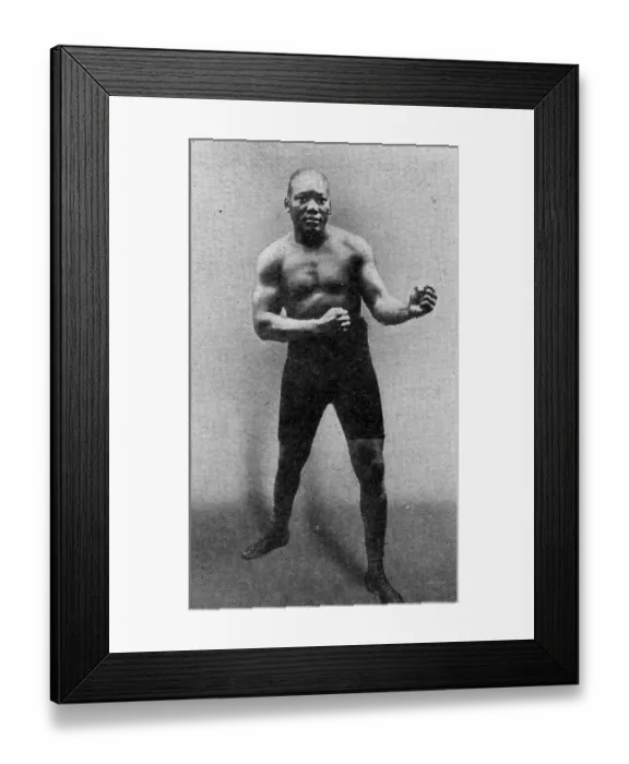 Framed Print : Portrait Of Jack Johnson Framed Print : Portrait Of Jack Johnson