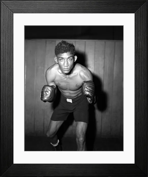 Framed Print : Ted Poole. NEW YORK, NY - OCTOBER, 1958: Light heavyweight professional Framed Print : Ted Poole. NEW YORK, NY - OCTOBER, 1958: Light heavyweight professional