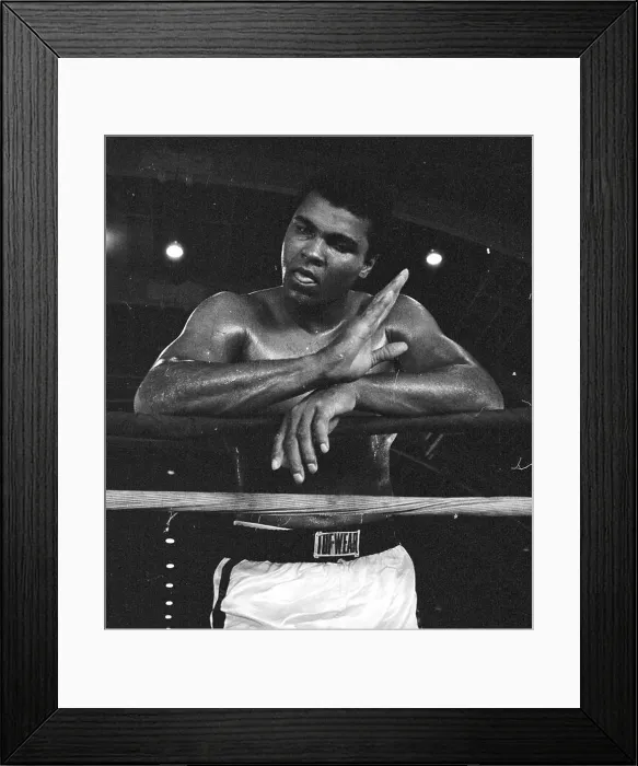 Framed Print : Muhammad Ali In Training Framed Print : Muhammad Ali In Training