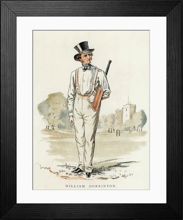 Framed Print : Portrait Of William Dorrinton Framed Print : Portrait Of William Dorrinton