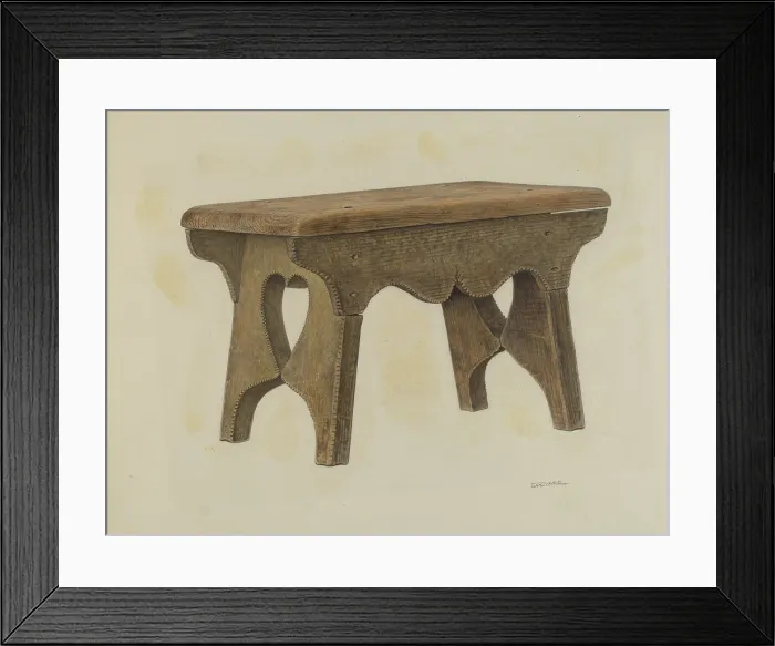 Framed Print : Cricket (Foot Stool) Framed Print : Cricket (Foot Stool)