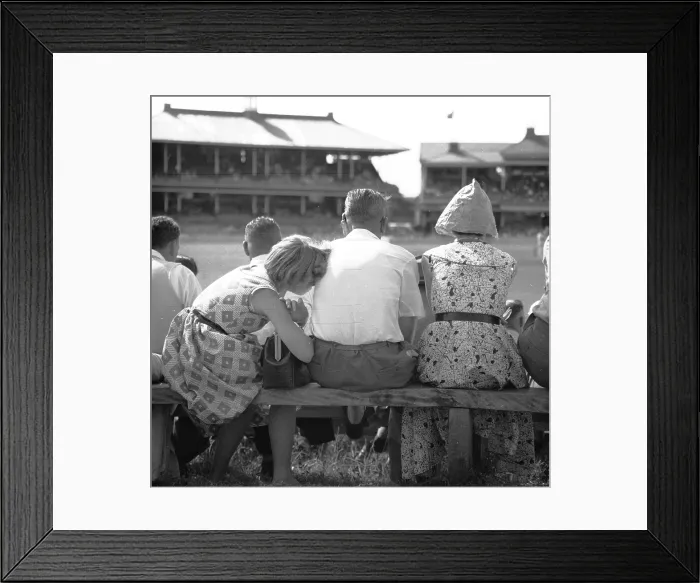 Framed Print : Cricket Fans Framed Print : Cricket Fans