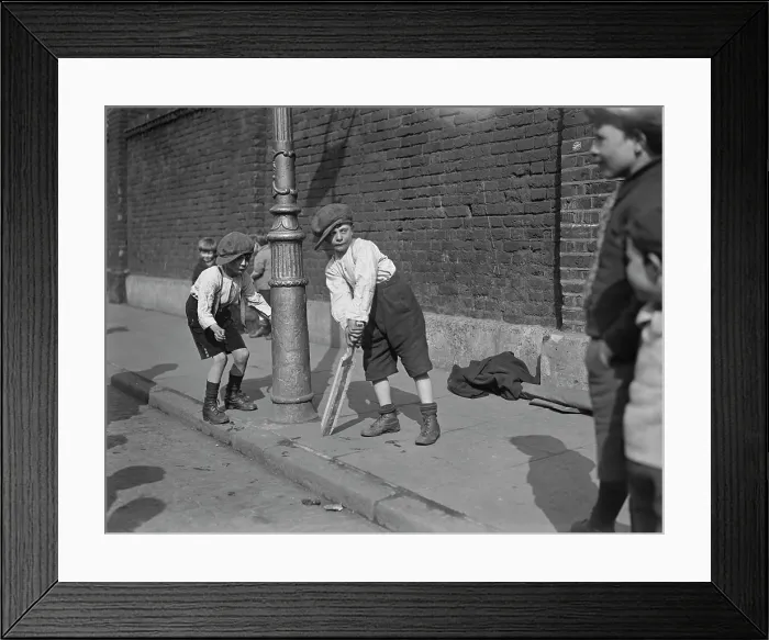 Framed Print : Street Cricket Framed Print : Street Cricket