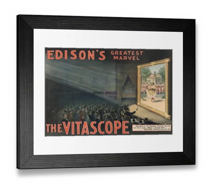 Framed Print : Edison's greatest marvel--The Vitascope Framed Print : Edison's greatest marvel--The Vitascope