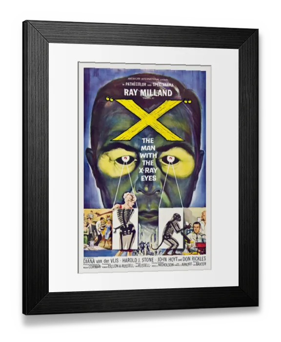 Framed Print : X: The Man with the X-ray Eyes Framed Print : X: The Man with the X-ray Eyes