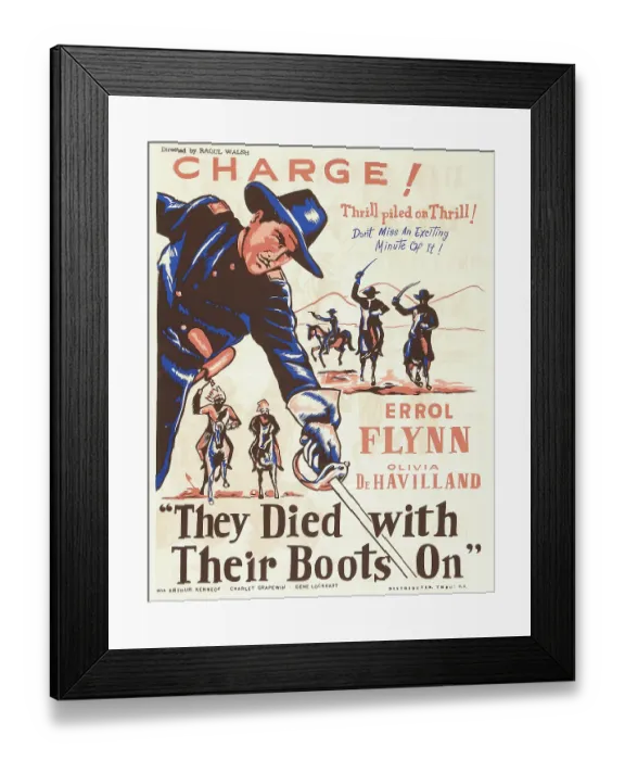 Framed Print : They Died with Their Boots On Framed Print : They Died with Their Boots On