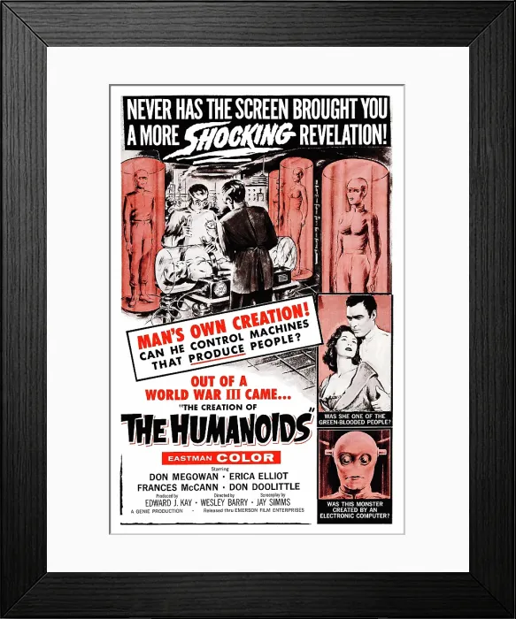 Framed Print : The Creation of The Humanoids Framed Print : The Creation of The Humanoids