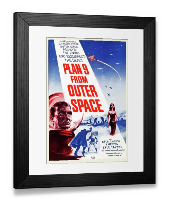 Framed Print : Plan 9 From Outerspace Framed Print : Plan 9 From Outerspace