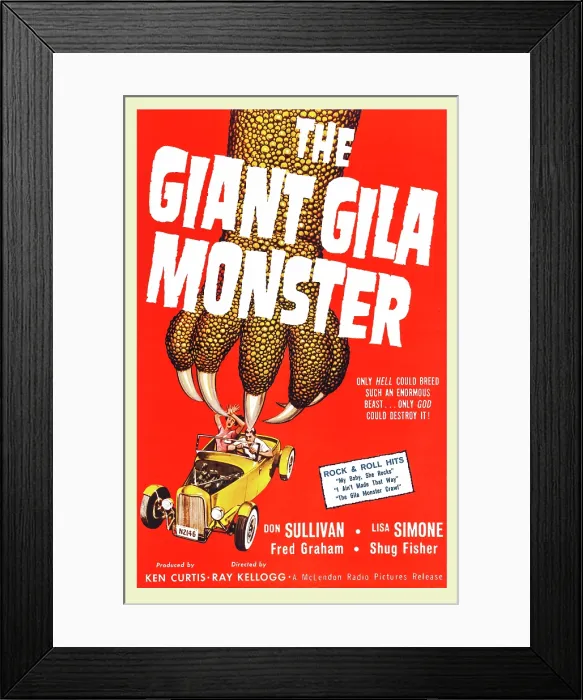 Framed Print : The Giant Gila Monster Framed Print : The Giant Gila Monster