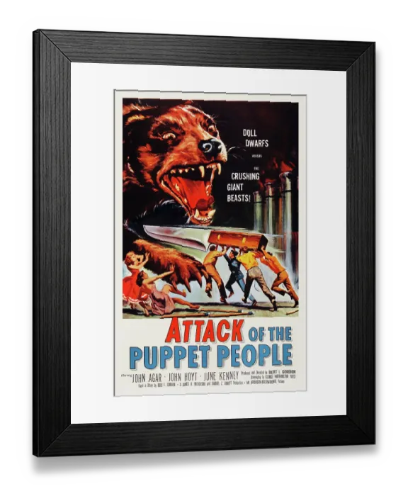 Framed Print : Attack of the Puppet People Framed Print : Attack of the Puppet People