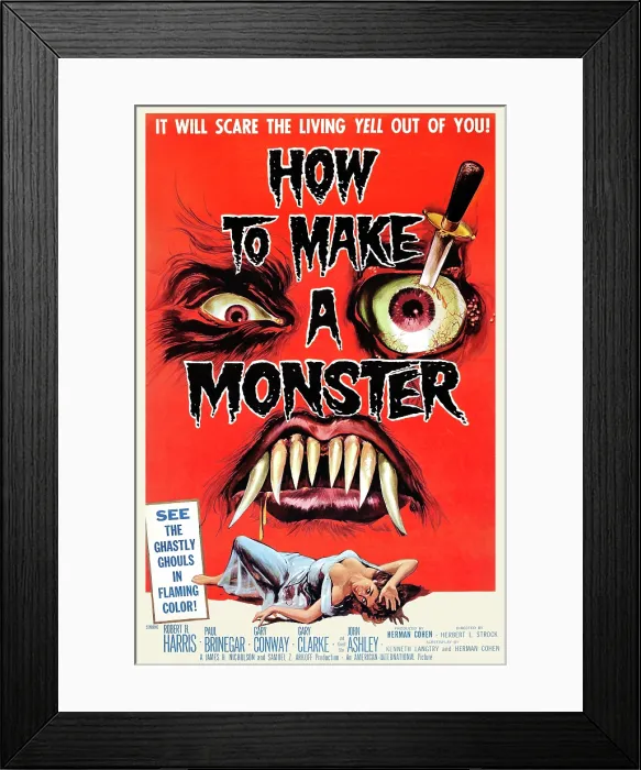 Framed Print : How to Make a Monster Framed Print : How to Make a Monster