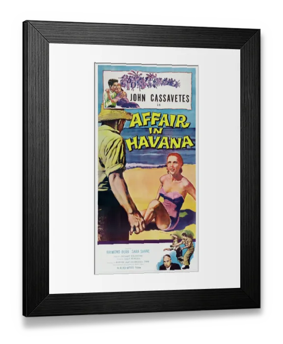 Framed Print : Affair in Havana 3S Framed Print : Affair in Havana 3S