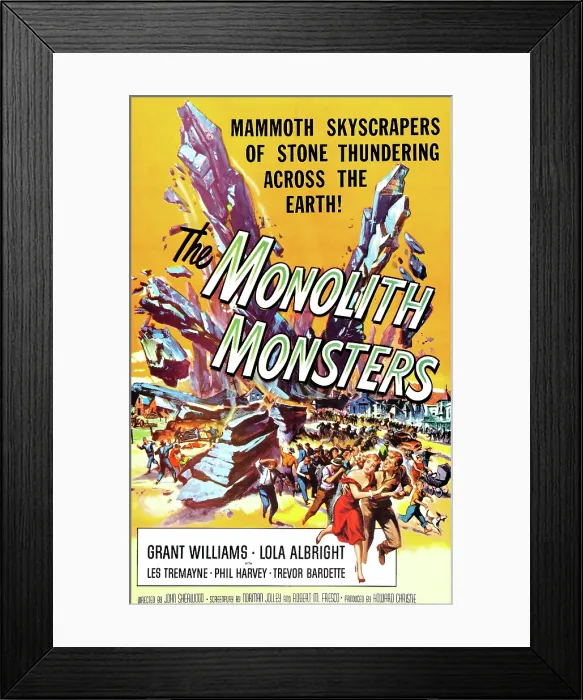 Framed Print : The Monolith Monsters Framed Print : The Monolith Monsters