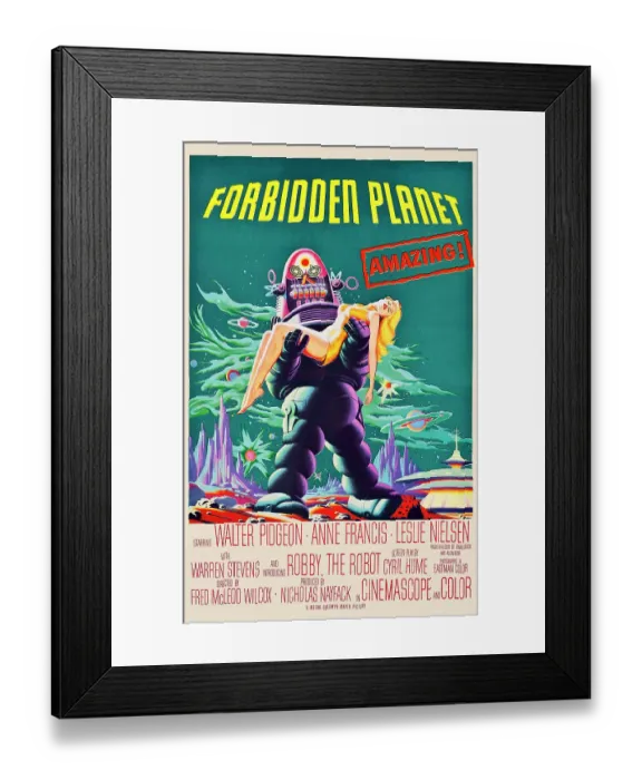 Framed Print : Forbidden Planet Framed Print : Forbidden Planet