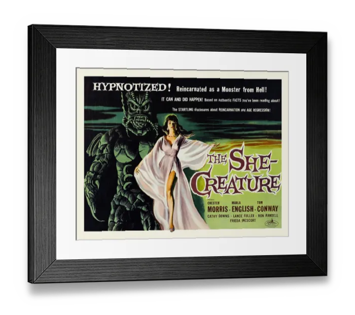 Framed Print : The She-Creature Framed Print : The She-Creature