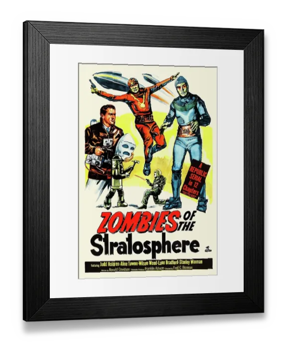 Framed Print : Zombies of the Stratosphere Framed Print : Zombies of the Stratosphere