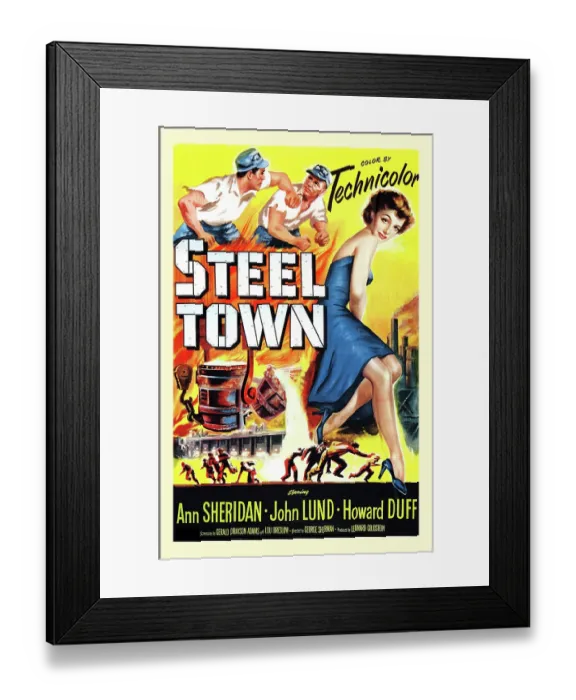 Framed Print : Steel Town Framed Print : Steel Town