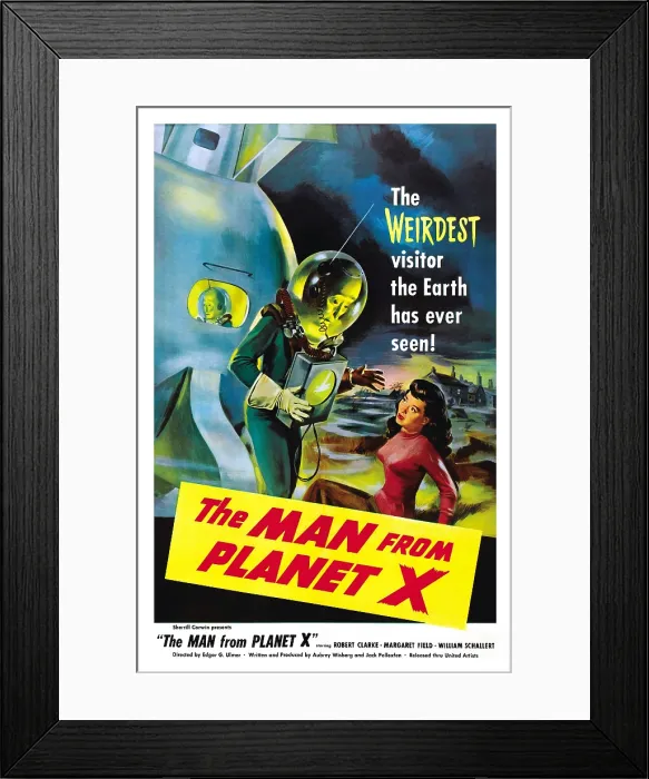 Framed Print : The Man from Planet X