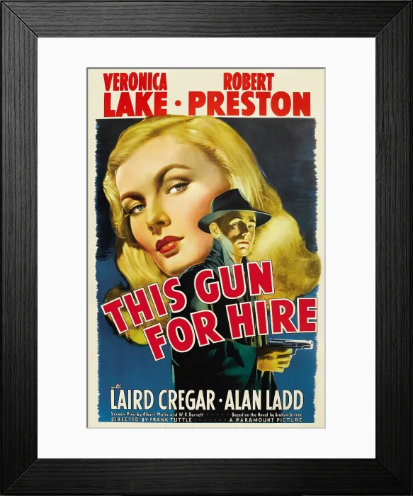 Framed Print : This Gun for Hire Framed Print : This Gun for Hire
