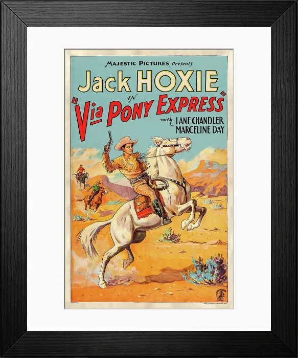 Framed Print : Via Pony Express Framed Print : Via Pony Express
