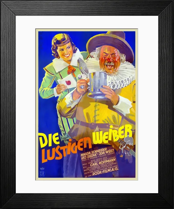 Framed Print : Die Lustigen Weiber Framed Print : Die Lustigen Weiber