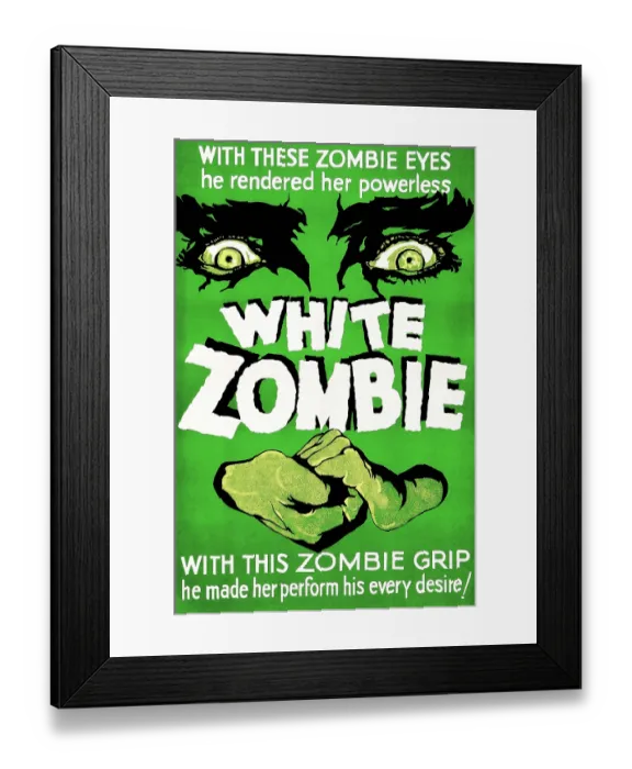 Framed Print : White Zombie Framed Print : White Zombie