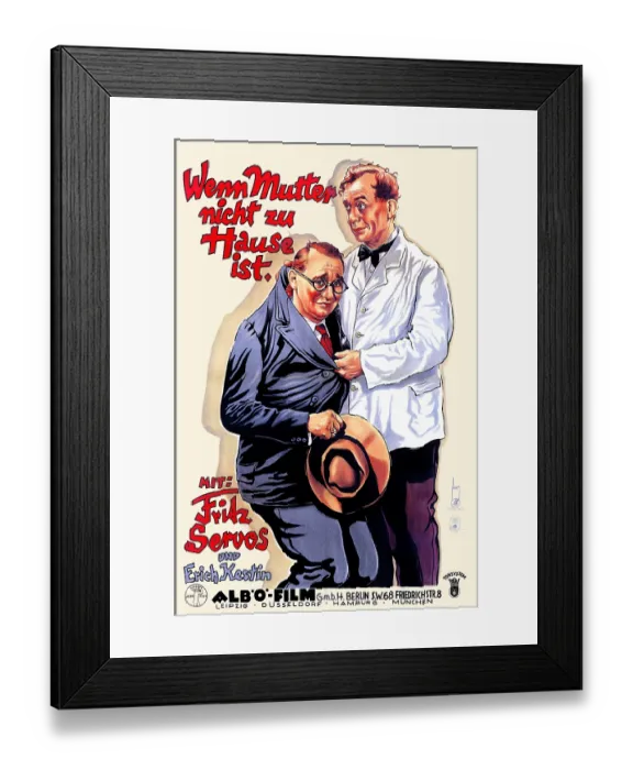 Framed Print : Wenn Mutter Nicht Zu Hause Ist Framed Print : Wenn Mutter Nicht Zu Hause Ist