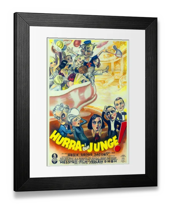Framed Print : Hurra ein Junge Framed Print : Hurra ein Junge