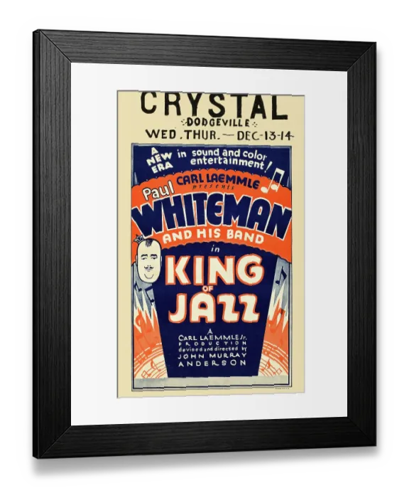 Framed Print : King of Jazz Framed Print : King of Jazz