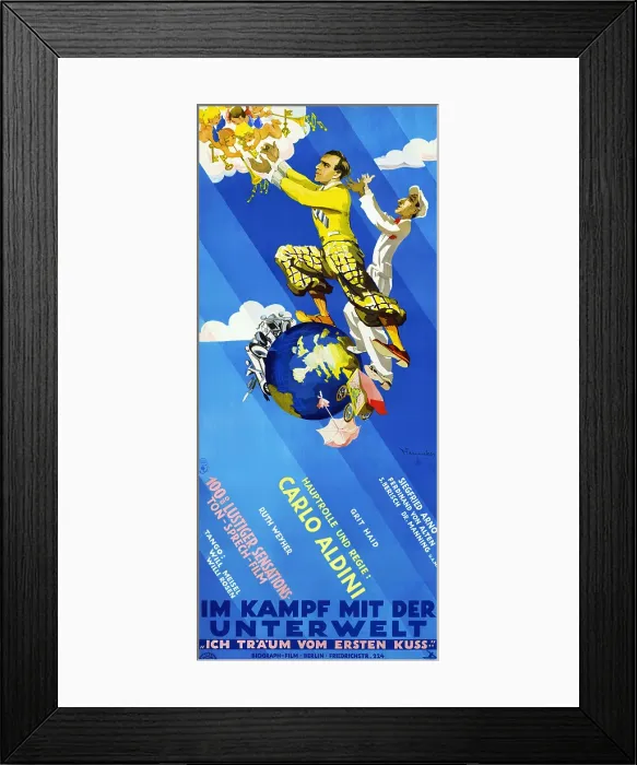 Framed Print : Im Kampf Mit Der Unterwelt Framed Print : Im Kampf Mit Der Unterwelt
