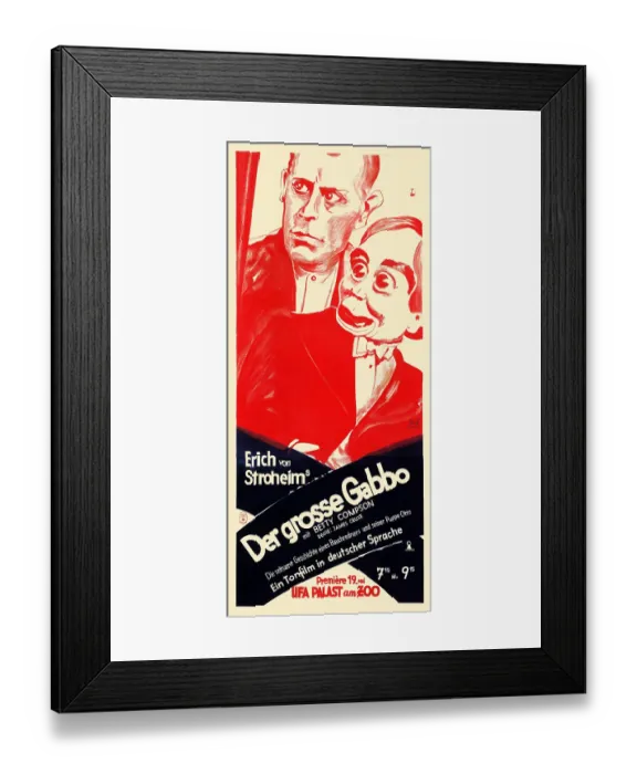 Framed Print : Der Grosse Gabbo