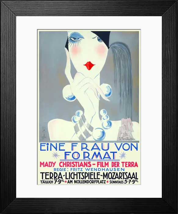 Framed Print : Eine Frau Von Format Framed Print : Eine Frau Von Format