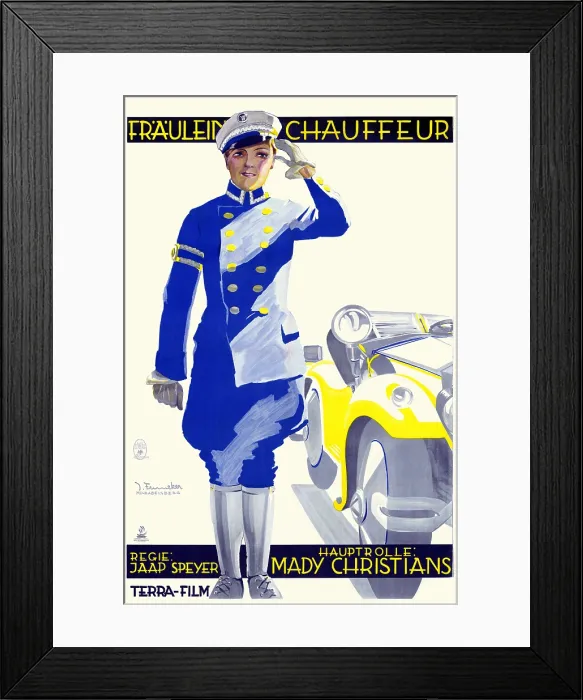 Framed Print : Fraulein Chauffeur Framed Print : Fraulein Chauffeur