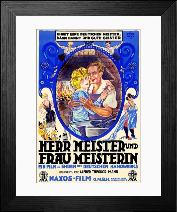 Framed Print : Herr Meister und Frau Meisterin