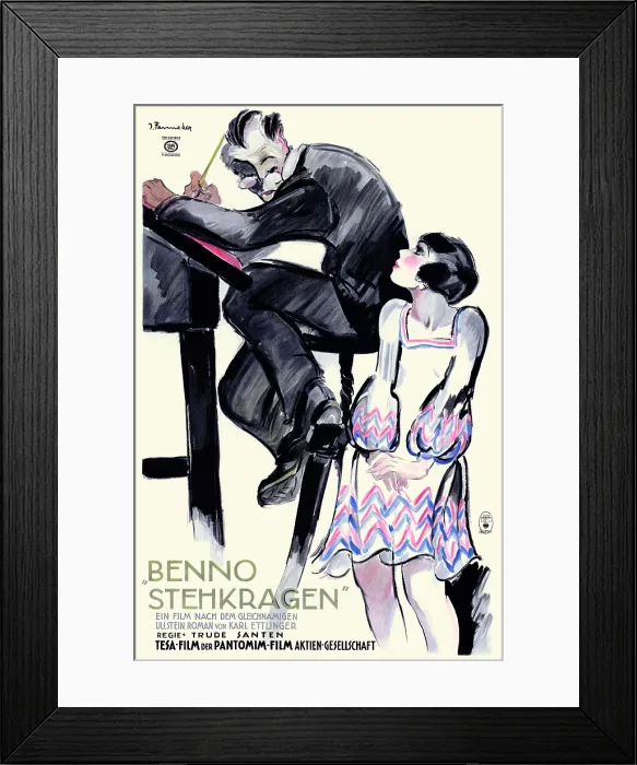 Framed Print : Benno Stehkragen Framed Print : Benno Stehkragen