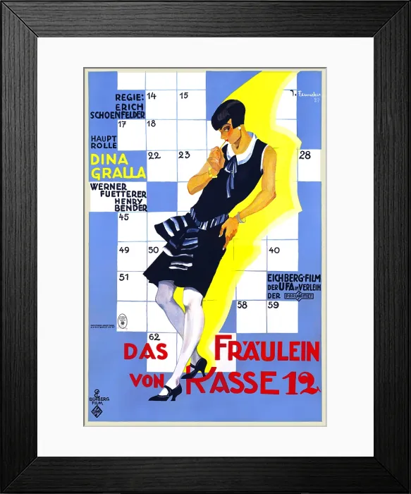 Framed Print : Das Fraulein von Kasse 12 Framed Print : Das Fraulein von Kasse 12