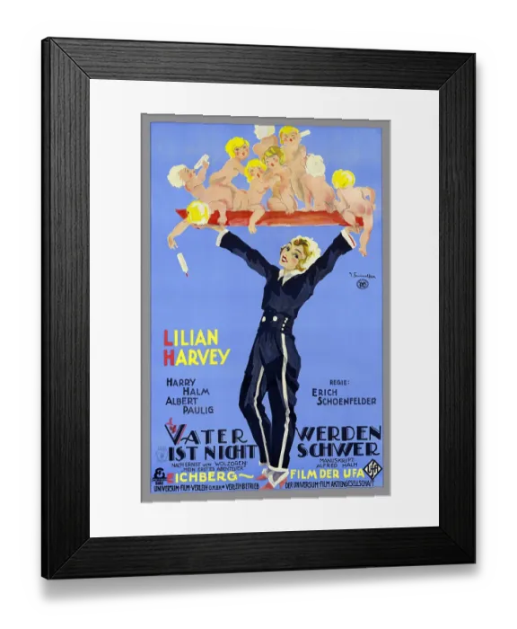 Framed Print : Vater Werden ist Nicht Schwer Framed Print : Vater Werden ist Nicht Schwer
