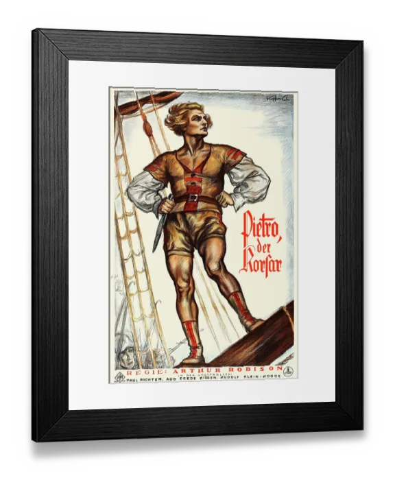 Framed Print : Pietro der Korsar Framed Print : Pietro der Korsar