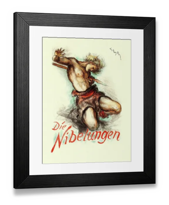 Framed Print : Die Nibelungen