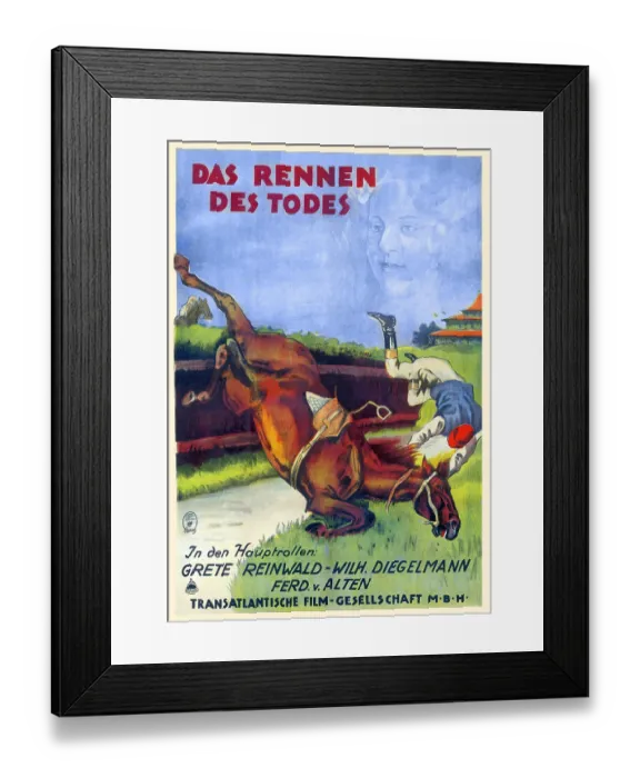 Framed Print : Das Rennen Des Todes Framed Print : Das Rennen Des Todes