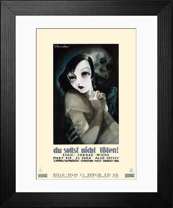 Framed Print : Du Sollst Nicht Toten! Framed Print : Du Sollst Nicht Toten!